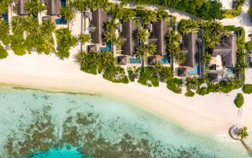 OZEN RESERVE BOLIFUSHI, Earth Pool Villa Aerial View OZEN RESERVE BOLIFUSHI, Earth Pool Villa Aerial View